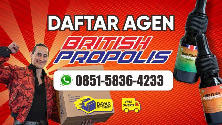 DAFTAR AGEN BRITISH PROPOLIS DI RAYA | 085158364233 | TERPERCAYA