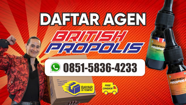 DAFTAR AGEN BRITISH PROPOLIS DI TERMURAH | 085158364233 | TERPERCAYA